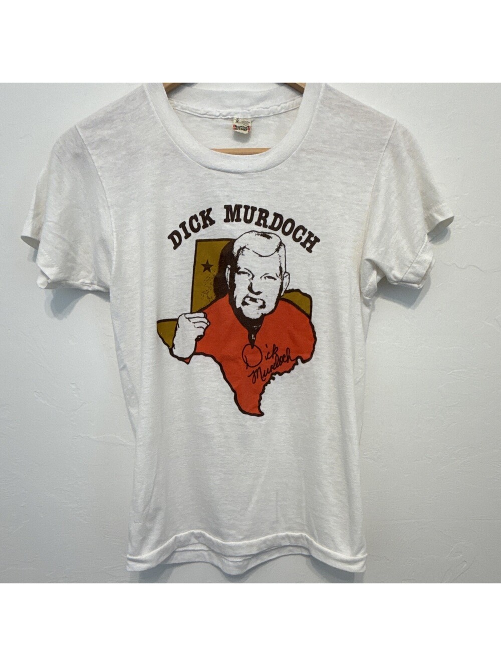 Vintage 80’s NOS MidSouth Wrestling Dick Murdoch Graphic T Size Medium